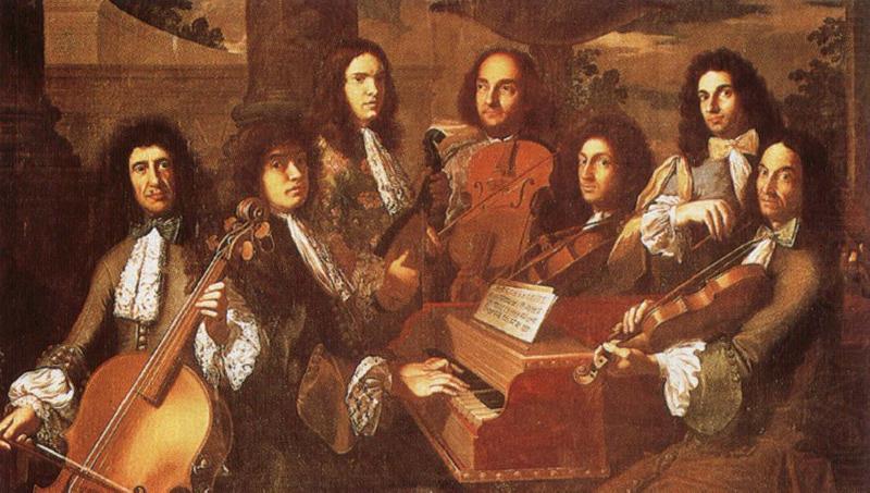 william wordsworth A group of keyboard instruments stringed instrument musicians competition china oil painting image